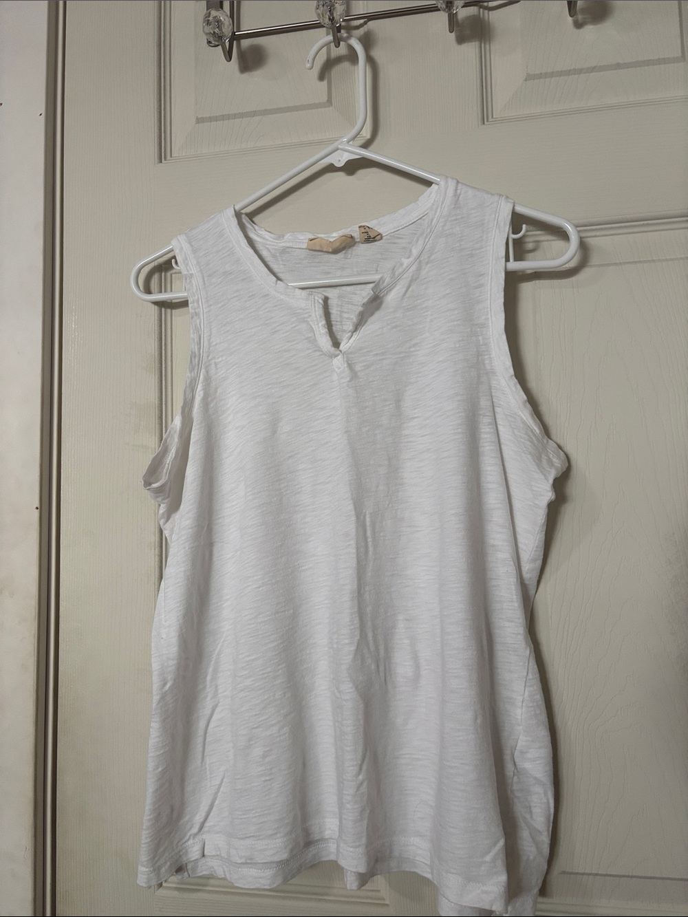 Christian Siriano White Sleeveless  Tank
